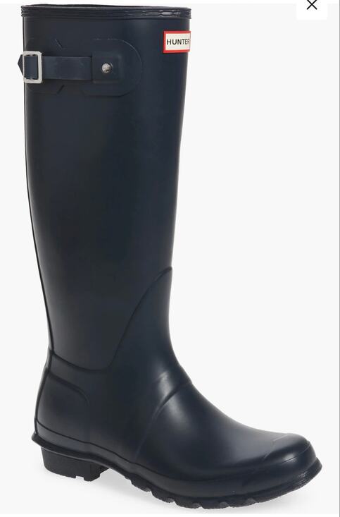 Hunter Shoes - Hunter Original Tall Rain Boots — Black Matte, Women’s Size 8